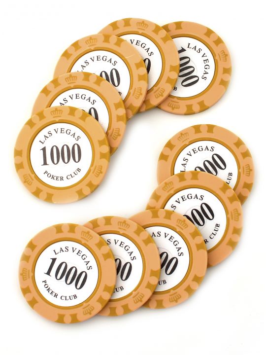 Фишки для покера «Las Vegas club» номинал 1000