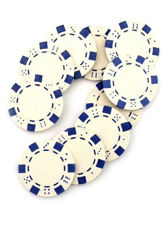 Фишки для покера «Hasard» без номинала белые