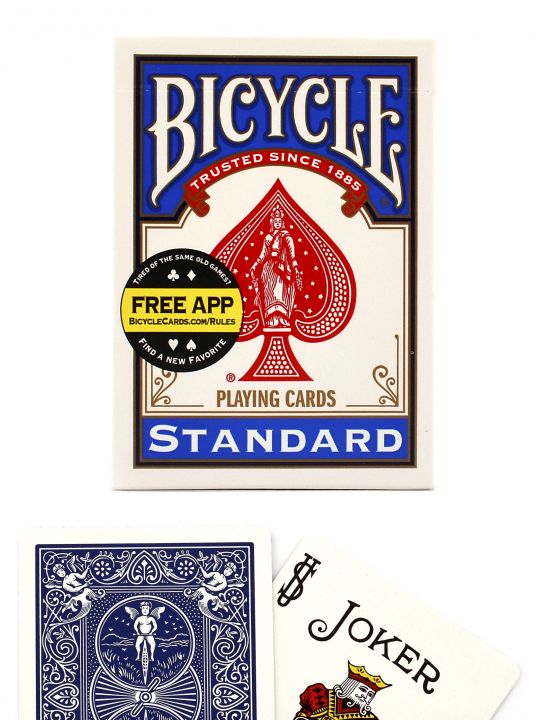 Карты игральные «Bicycle Standard Free App» синие