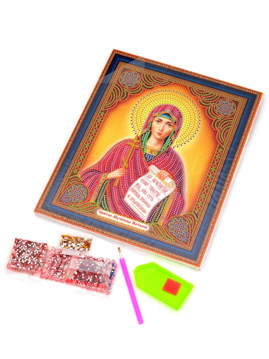Алмазная мозаика на подрамнике «Святая Мученица Наталья» икона