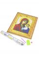 Алмазная мозаика на подрамнике «Богородица Казанская» икона