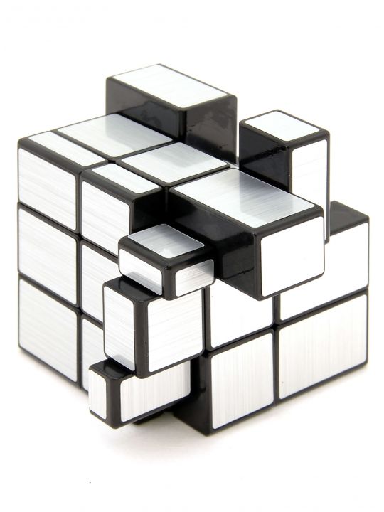 Кубик 3х3 зеркальный «Mirror» серебряный