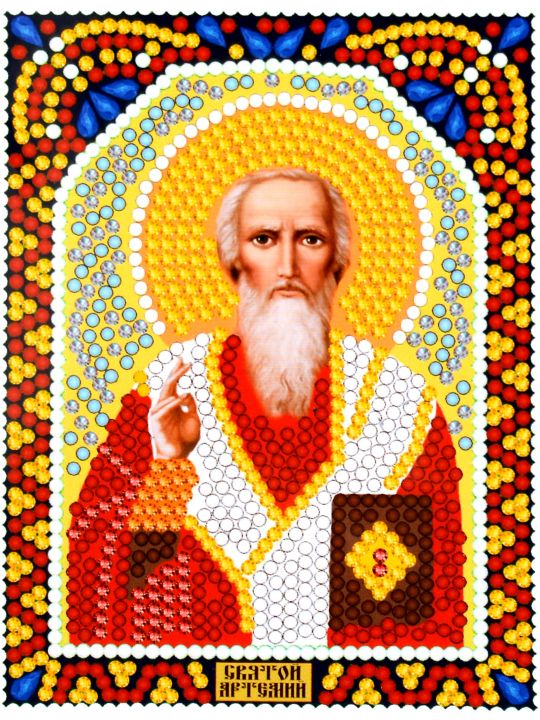Алмазная мозаика «Святой Артемий Антиохийский» икона