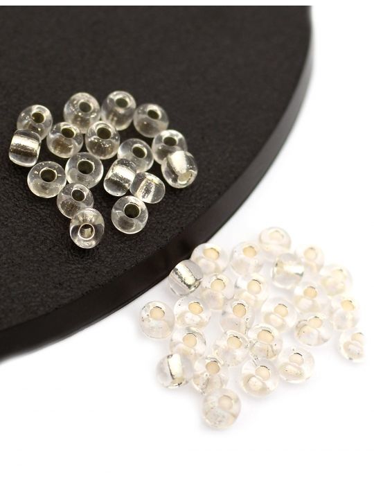 Бисер «Glass bead» размер 6, фасовка 50 гр