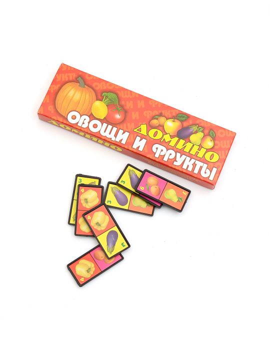 Домино «Овощи и фрукты» детское