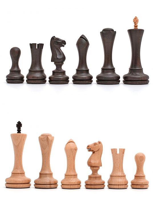 Шахматные фигуры резные «Престиж» с утяжелением бук