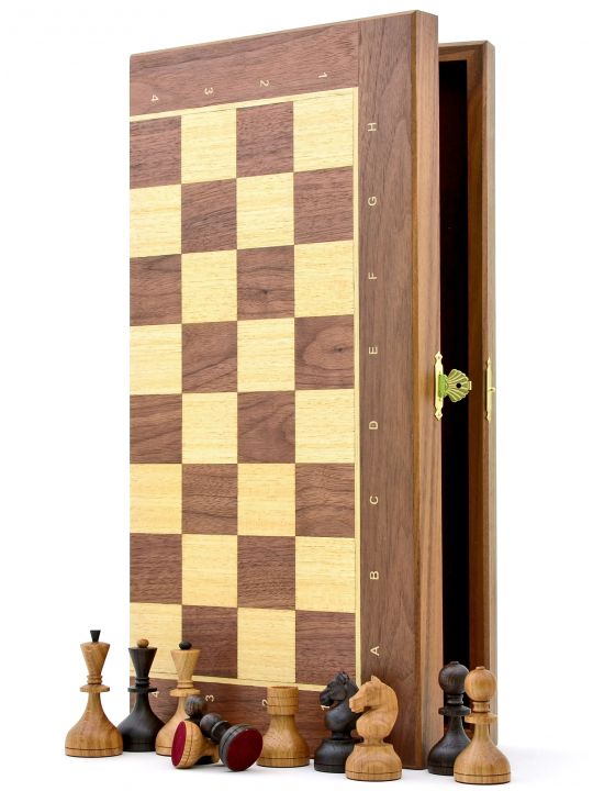 Шахматы «Дворянские» доска панская орех 45 см